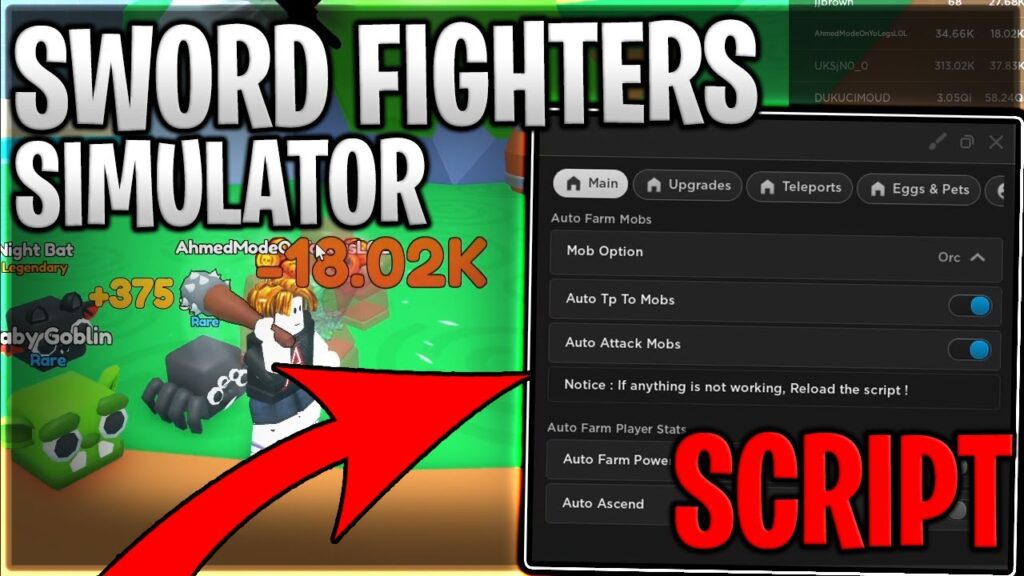 [ XMAS!] Sword Fighters Simulator Script Hack Auto Farm, Auto Open Eggs
