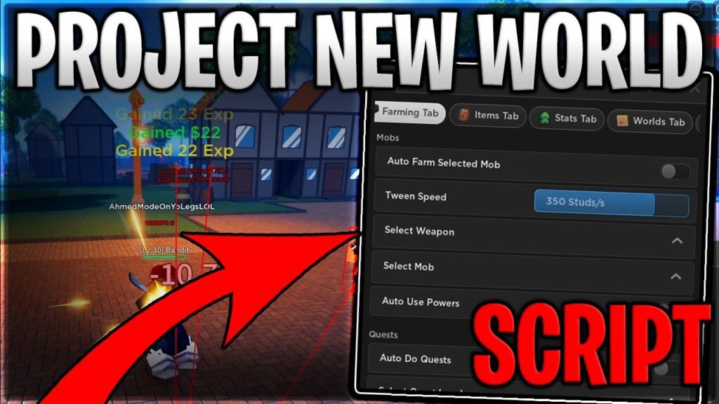 [ XMAS] Project New World Script Hack Auto Farm Quests, Devil Fruits ...