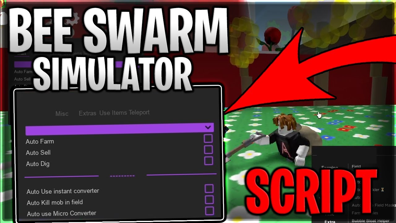 [ ️UPDATE] Bee Swarm Simulator Script Hack Auto Farm, Auto Sell, Get ...