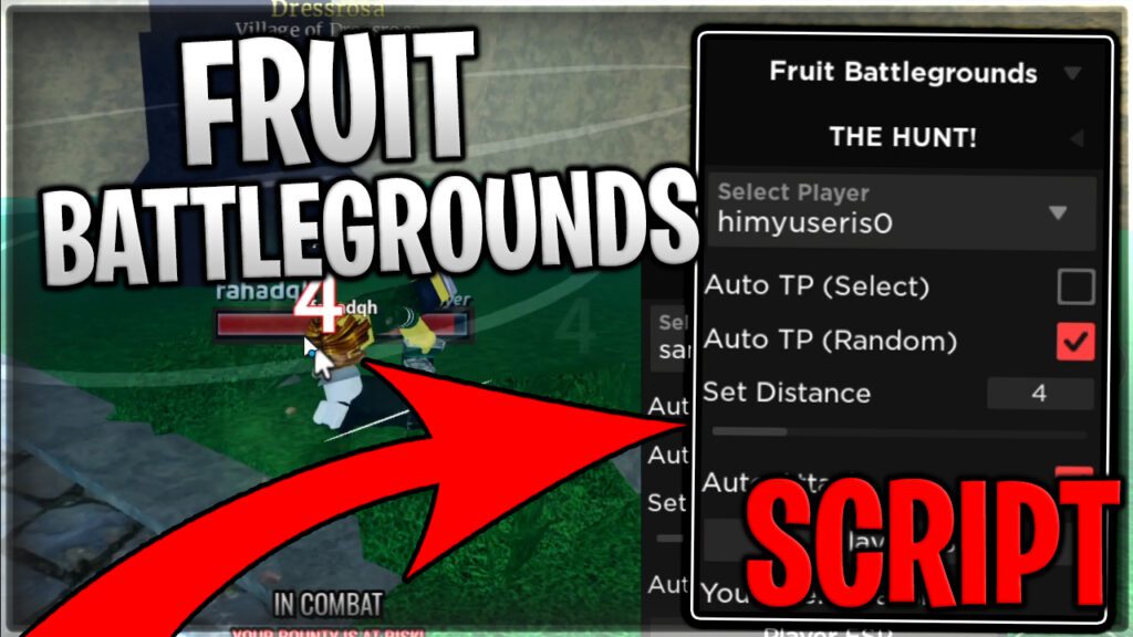 [LIGHT V2 + RANKED] Fruit Battlegrounds Script Auto Farm Kill Aura