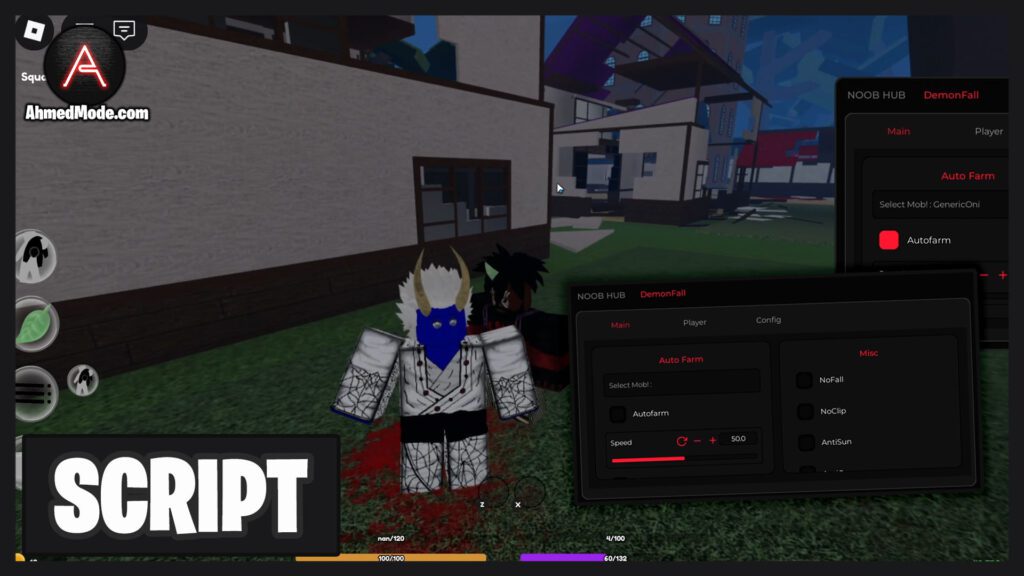 Demonfall Script Auto Farm, Kill Aura, God Mode & Infinite Yen – Roblox