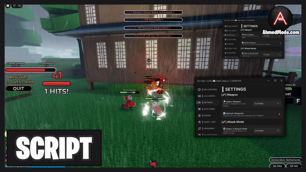 Weak Legacy 2 Script Auto Farm, Kill Aura & Max Stats – Roblox