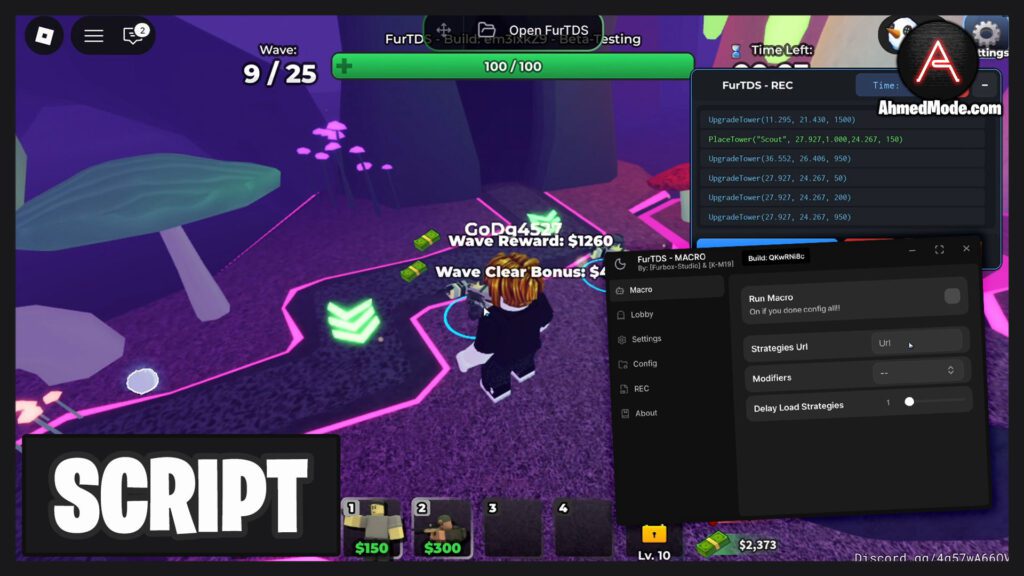 Tower Defense Simulator Script Auto Farm, Auto Place & Auto Upgrade – Roblox