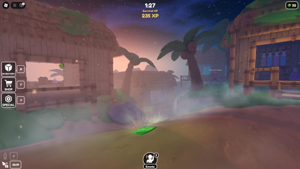 It MOOs script for Roblox – Kill Aura and ESP in action.