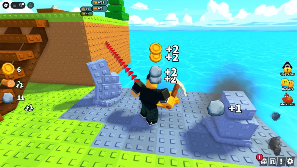 Build An Island script Auto Build, Auto Cut Trees, Infinite Coins – Roblox