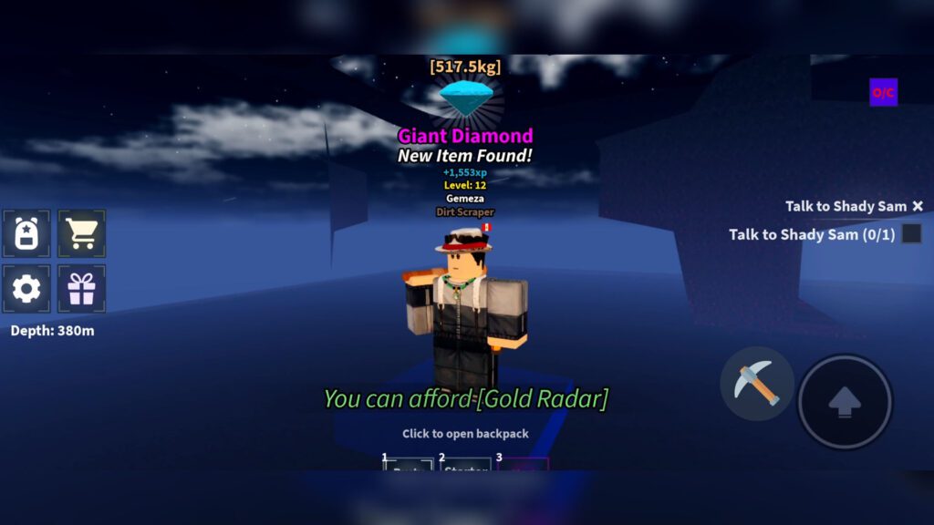Mines script Auto Ore And Auto Sell – Roblox