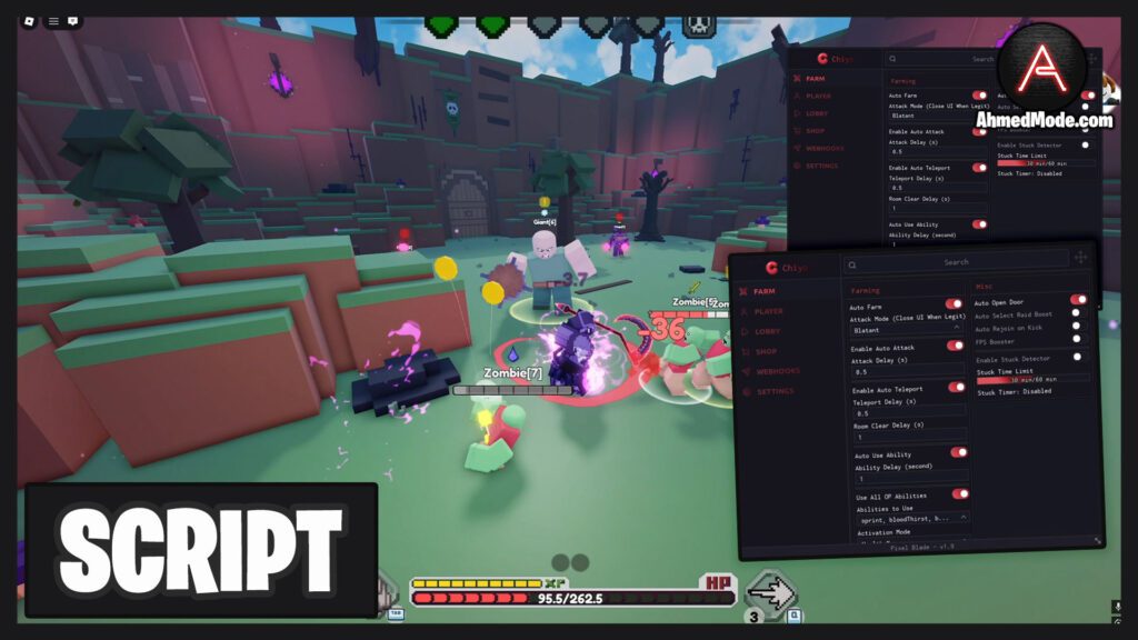 Pixel Blade Script Auto Farm, Kill Aura & Max Upgrades – Roblox