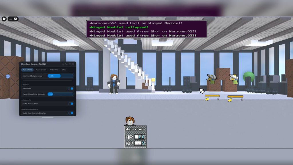 Block Tales Script Auto Attack & God Mode – Roblox