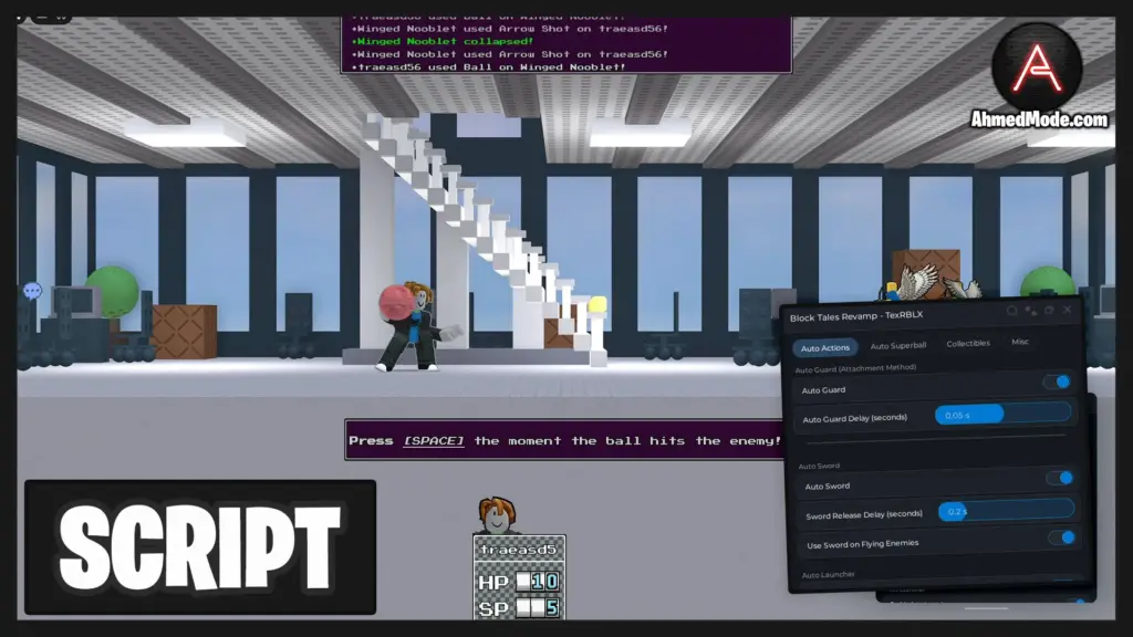 Block Tales Script Auto Attack & God Mode – Roblox