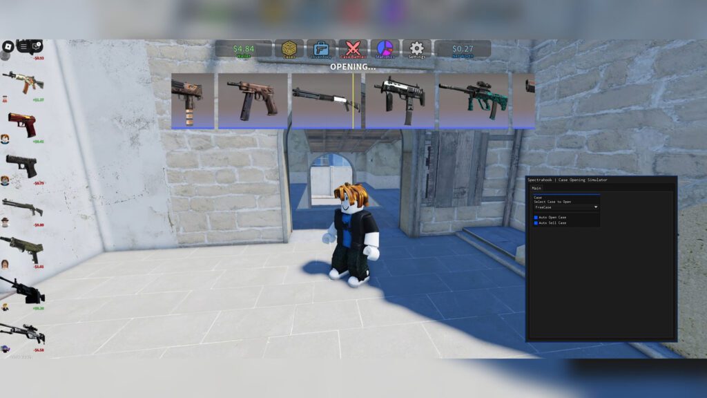 Case Opening Simulator Script Auto Open Cases & Auto Sell – Roblox