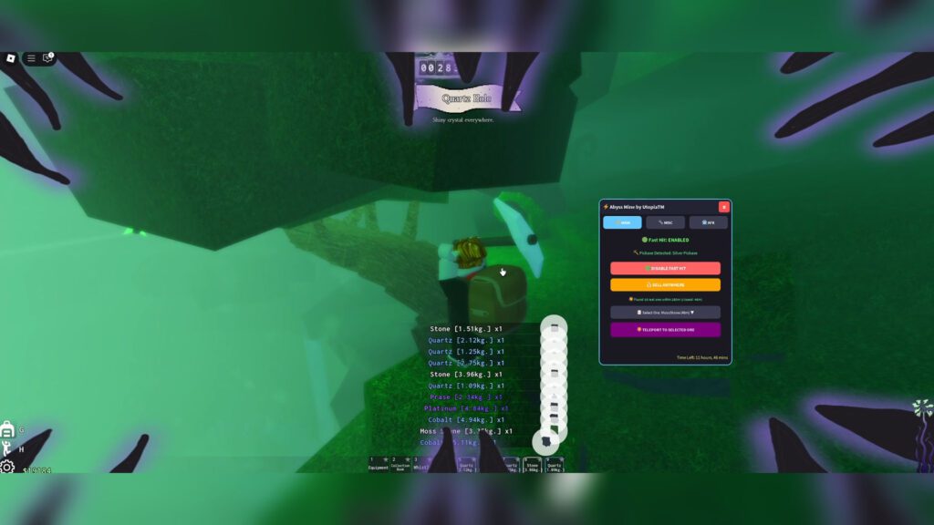 Abyss Miner Script Auto Farm, Auto Mine & Auto Sell – Roblox