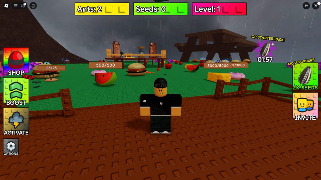 Ants Script Infinite Seeds, Auto Buy Ants & Max Level – Roblox
