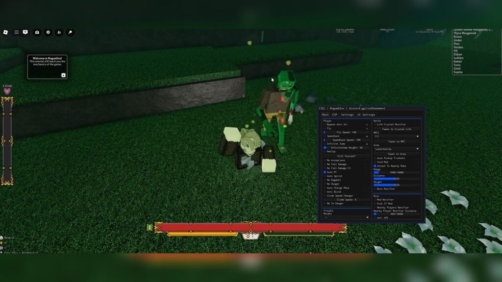 Rogueblox Script Auto Farm, Kill Aura & ESP – Roblox
