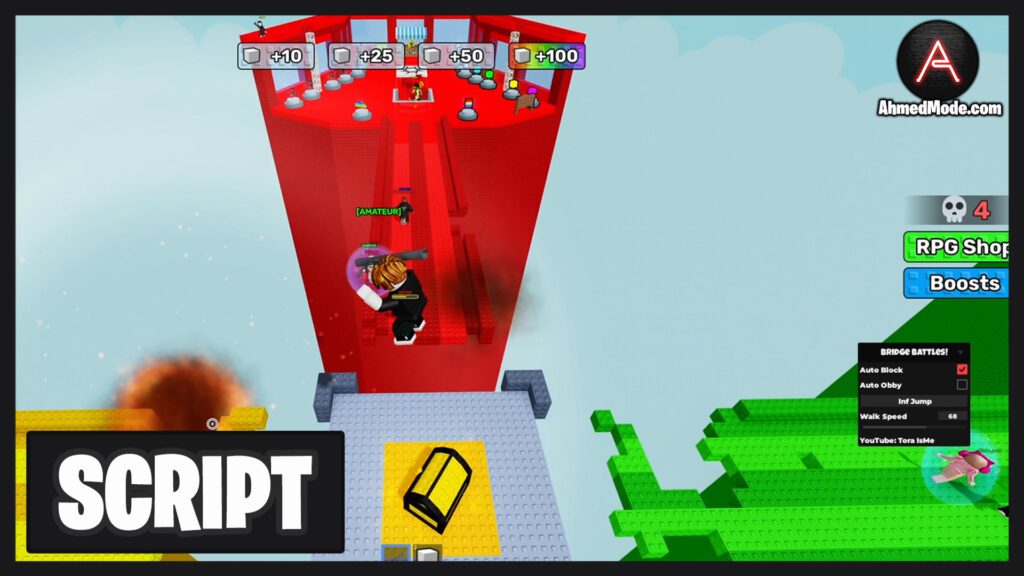 Bridge Battles Script Auto Block, Kill Aura, God Mode, Walkspeed & Fly – Roblox