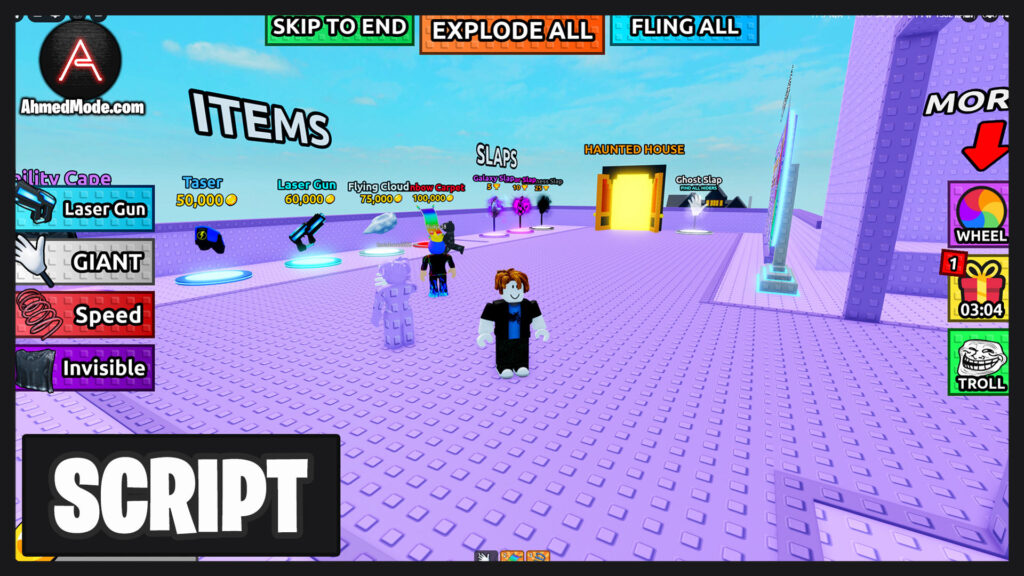 Camo Troll Tower Script Auto Play, Slap Aura & Get All Slap Tools – Roblox