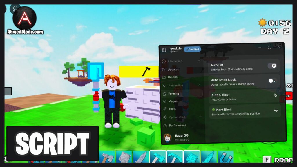 ONE BLOCK Script Auto Farm, Auto Break Block, Auto Collect & Auto Upgrade – Roblox