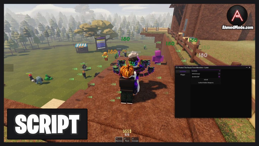 Protect The House From Monsters Script Kill All, ESP, Hidden Weapons & Infinite Money – Roblox
