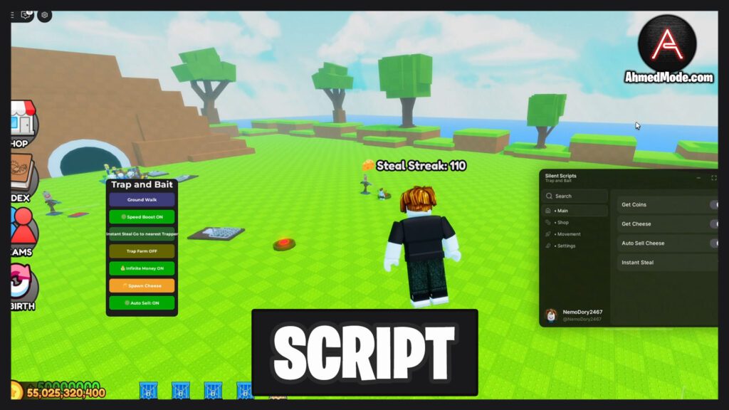 Trap and Bait Script Infinite Coins, Auto Sell & Fly – Roblox