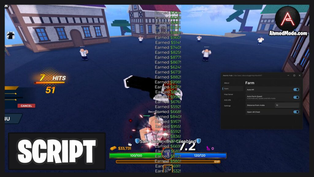 Vox Seas Script Auto Farm, Kill Aura, Get All Chests & Max Stats – Roblox