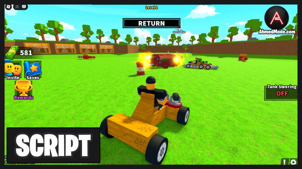 CAR BATTLES Script Auto Build, Infinite Cash & Kill All – Roblox