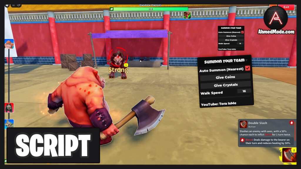 Champions: Summon Your Team Script Auto Summon, Infinite Coins & Crystals – Roblox