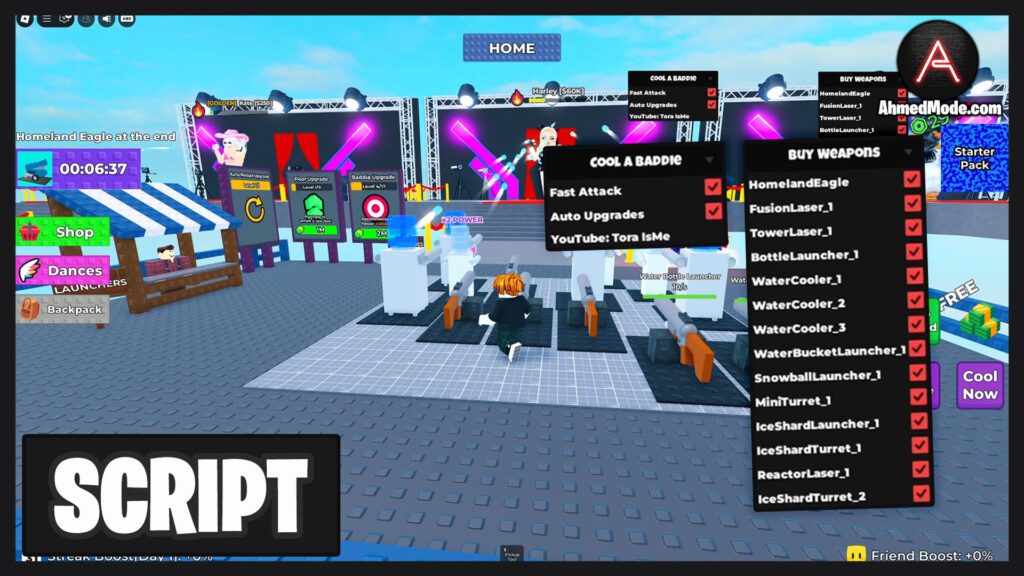 Cool a Baddie Script Fast Attack, Auto Buy Weapons & Auto Upgrade – Roblox