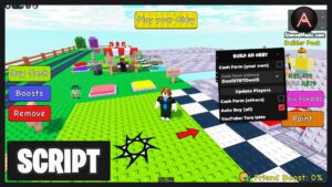 Build An Obby Script Auto Farm, Cash Farm & Auto Buy All – Roblox