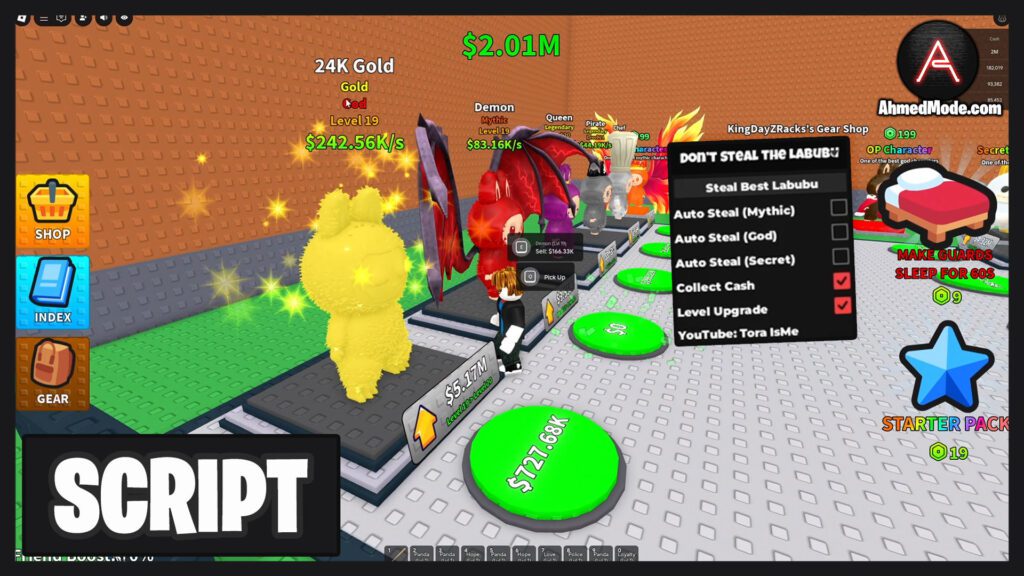 Don't Steal The Labubu Script Auto Steal, Collect Cash & Level Upgrade – Roblox
