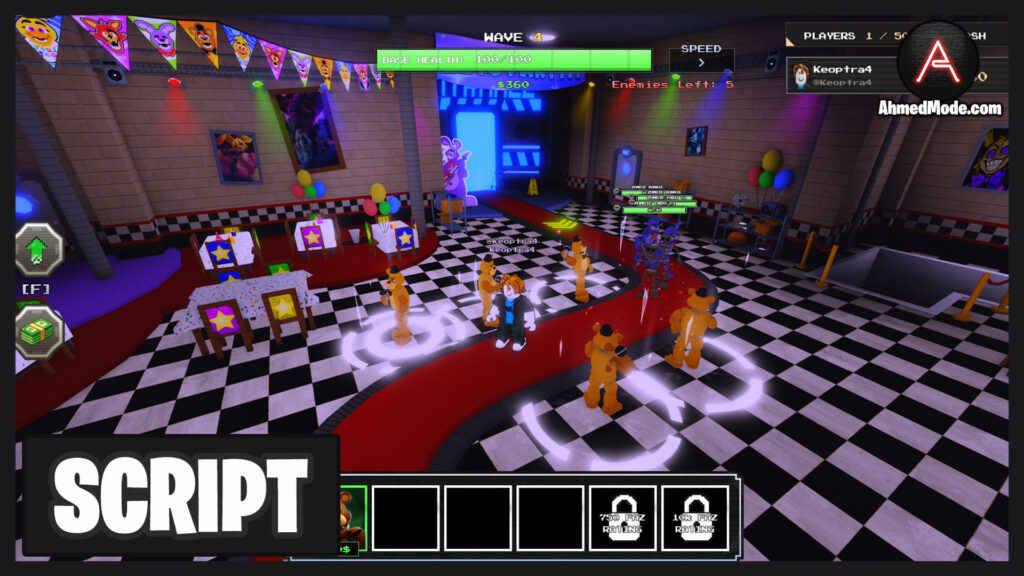 Five Nights TD 2 Script Auto Farm, Auto Place & Auto Upgrade – Roblox