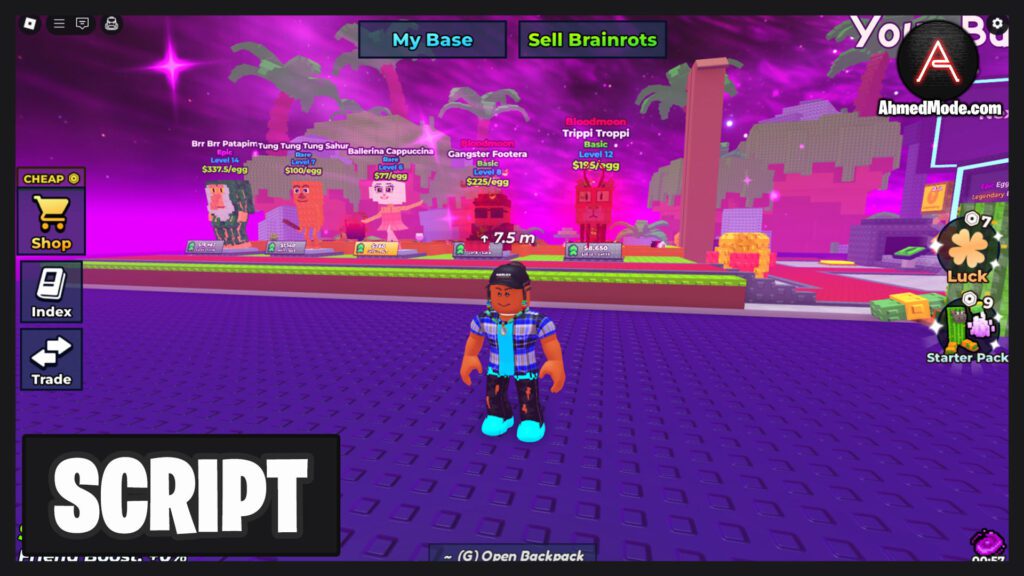 My Brainrot Egg Farm Script Auto Farm, Auto Buy & Infinite Cash – Roblox