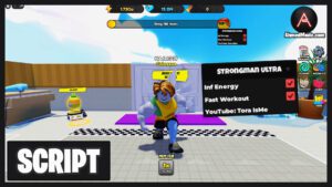Strongman Ultra Script Auto Farm, Infinite Energy & Fast Workout – Roblox