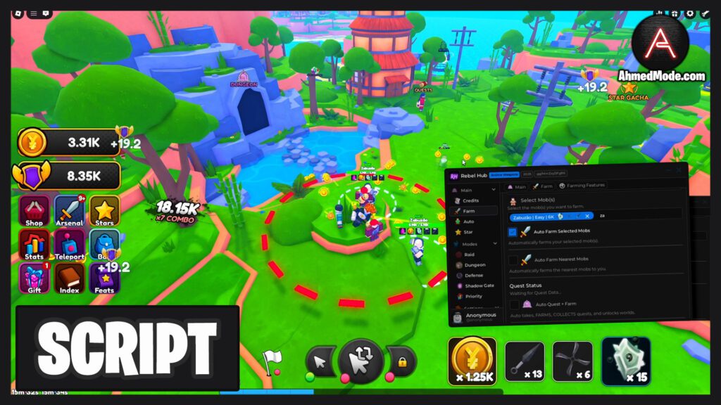 Anime Weapons Script Auto Farm, Kill Aura, Auto Stars & Max Stats – Roblox