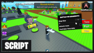 Battle for Brainrots Script Attack Aura & Slap Size – Roblox