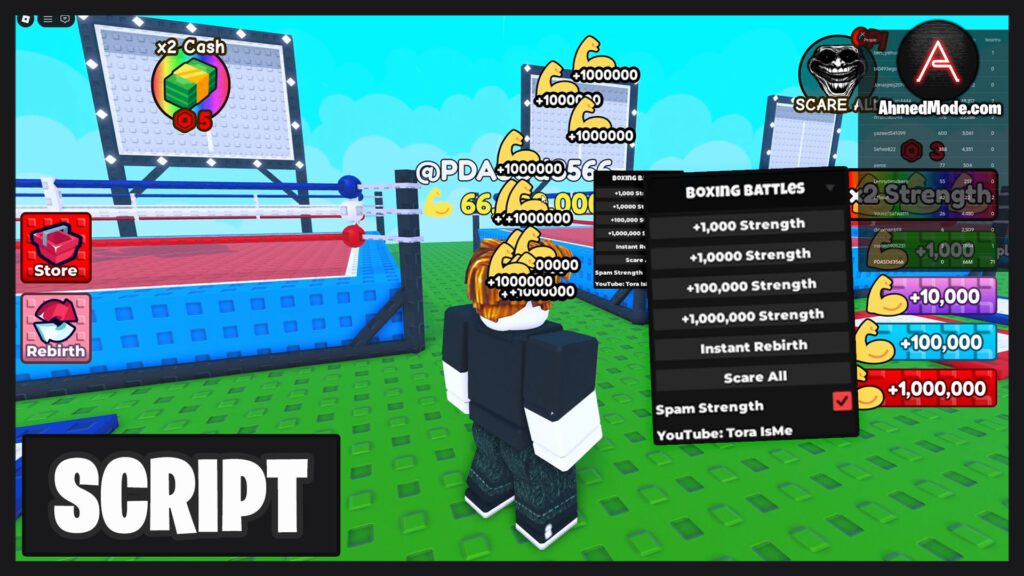 Boxing Battles Script Infinite Strength Instant Rebirth Spam Strength – Roblox