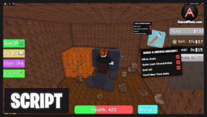Build A Mining Machine Script Auto Farm Mine Aura Sell All – Roblox
