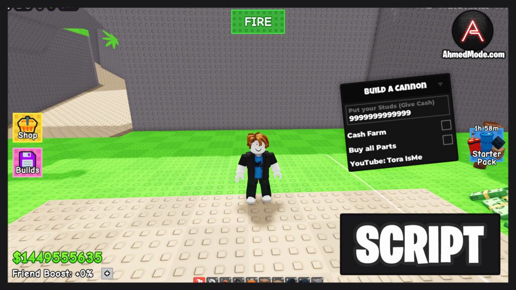 Build a Cannon Script Auto Farm Auto Fire Auto Buy Auto Build – Roblox