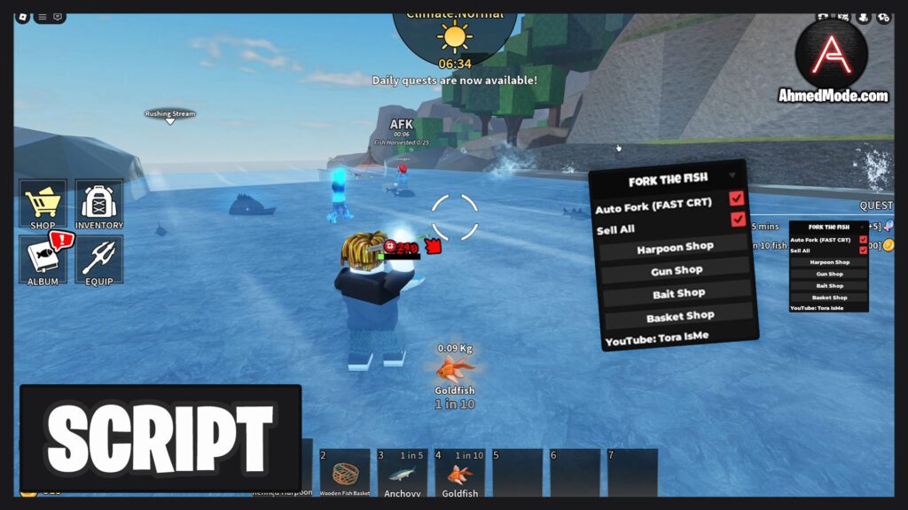 Fork the Fish Script Auto Farm Auto Fork Sell All – Roblox