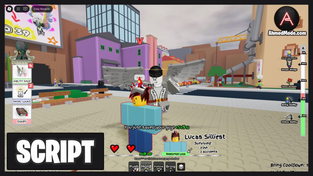 Guardian Angel Script Auto Protect & Auto Skills – Roblox