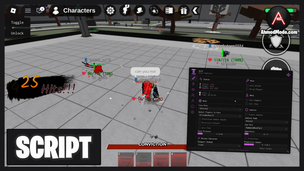 Heroes Battlegrounds Script Kill Aura, Auto Skills & Change Characters – Roblox