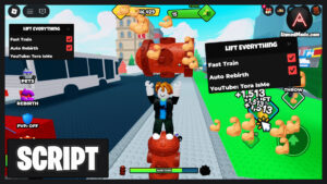 Lift Everything Script Fast Train & Auto Rebirth – Roblox
