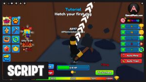 Pickaxe Simulator Script Auto Farm Auto Mine Auto Hatch – Roblox