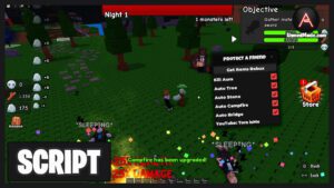 Protect a Friend Script Auto Tree, Kill Aura, Get Items, Auto Stone, Auto Campfire, Auto Bridge & God Mode – Roblox