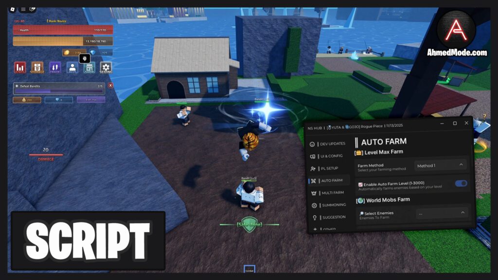 Rogue Piece Script Auto Farm, Kill Aura, Max Stats, Farm Chests, Auto Quest & Instant Kill – Roblox