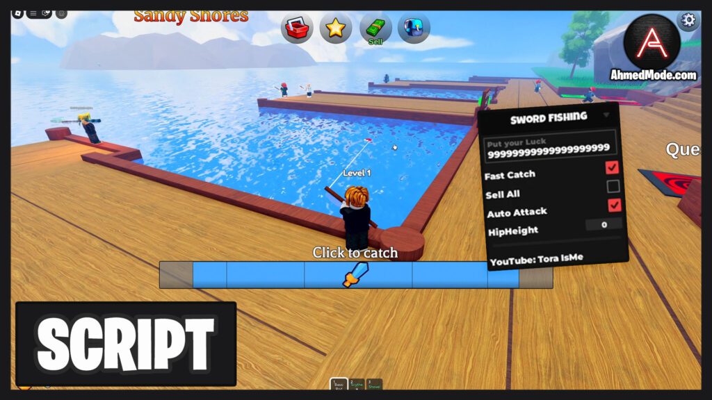 Sword Fishing Script Auto Farm Fast Catch Infinite Luck – Roblox