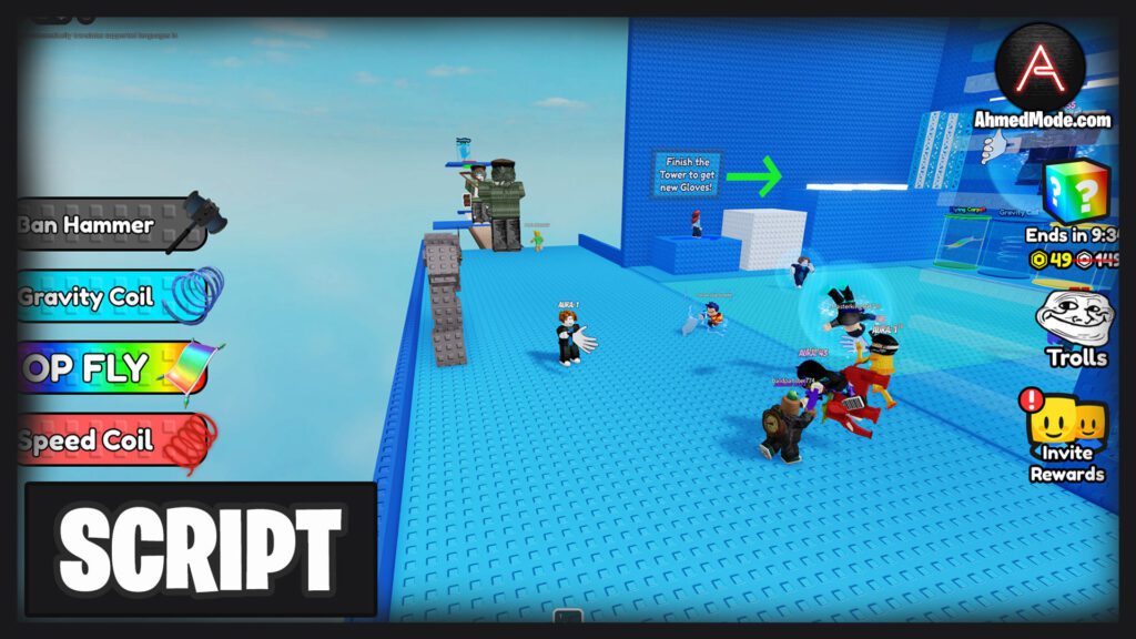 Aura Edit Tower Script Slap All Auto Play Instant Win – Roblox