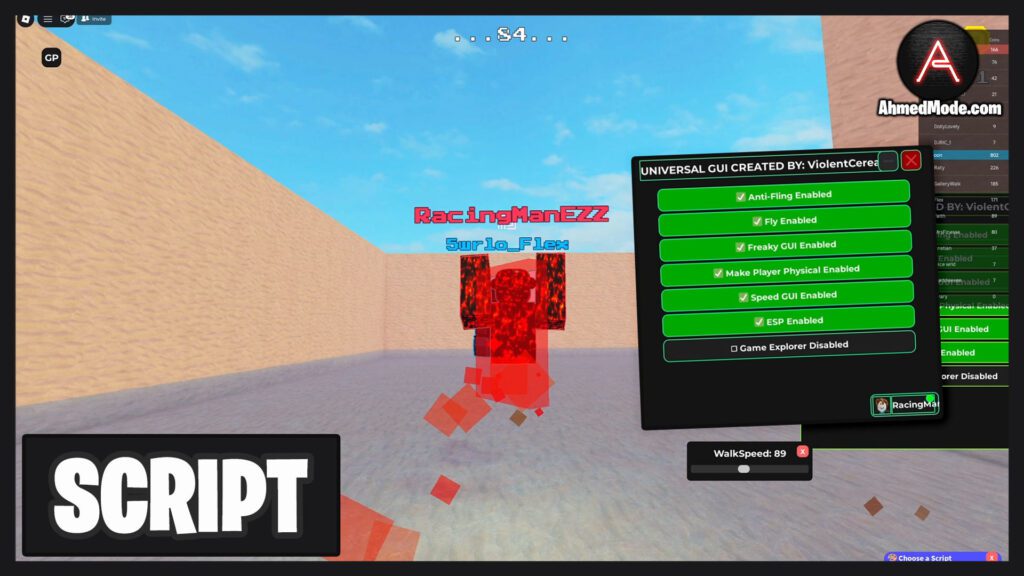 Baboon Tag X Script Fly Walkspeed Auto Capture Anti-Fling – Roblox