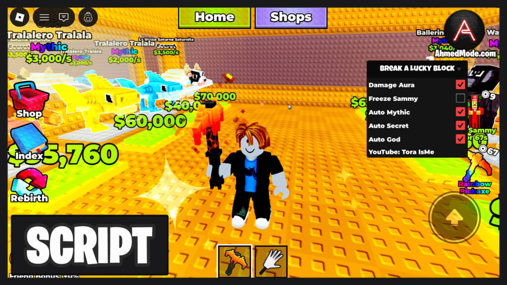 Break a Lucky Block Script Auto Break, Auto Mythic & Auto Secret – Roblox