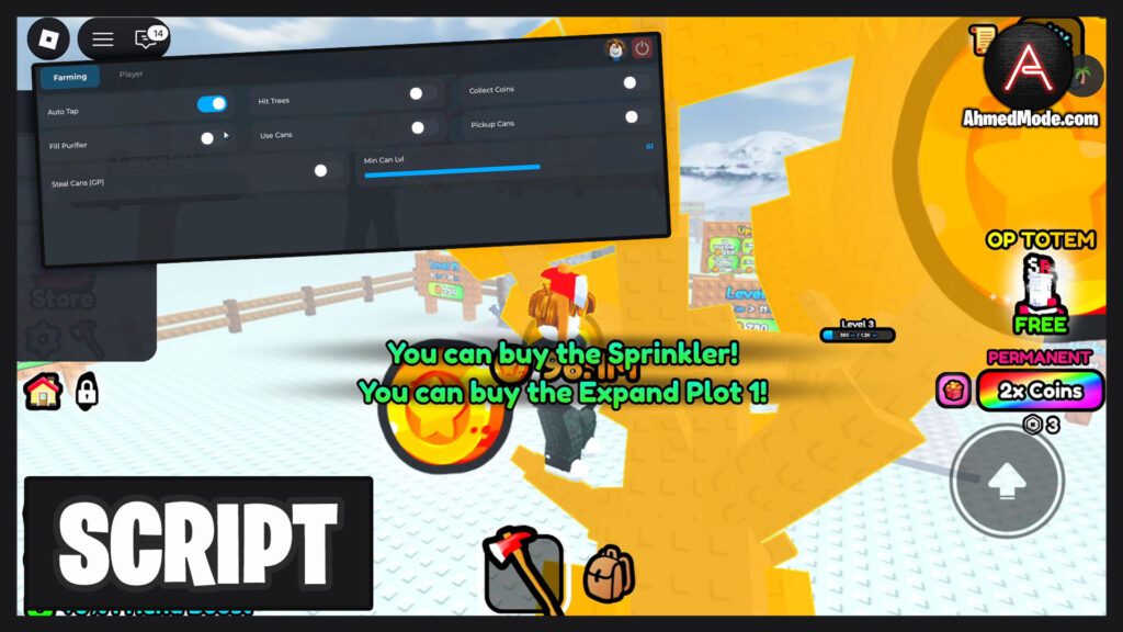 Chop Your Tree Script Auto Farm, Auto Hit Tree & Collect Coins – Roblox