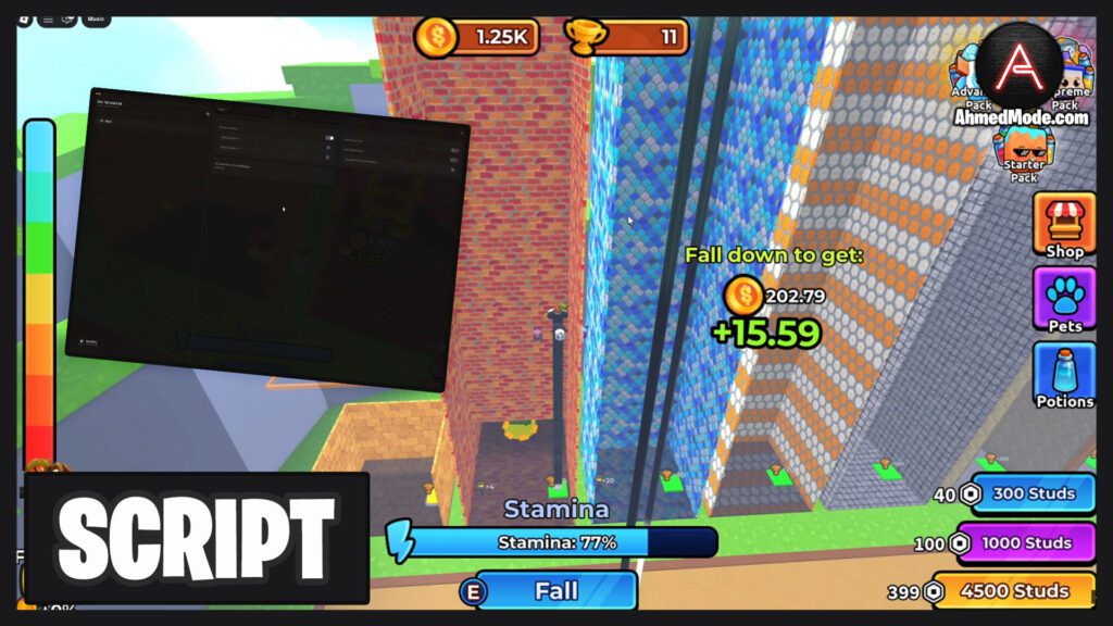 Get Tall and Fall Script Auto Farm Auto Hatch Infinite Coins – Roblox