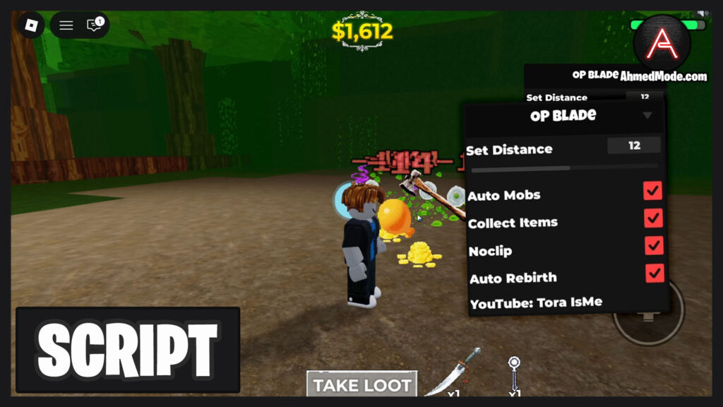 OP Blade Script Auto Farm, Kill Aura & Auto Rebirth – Roblox
